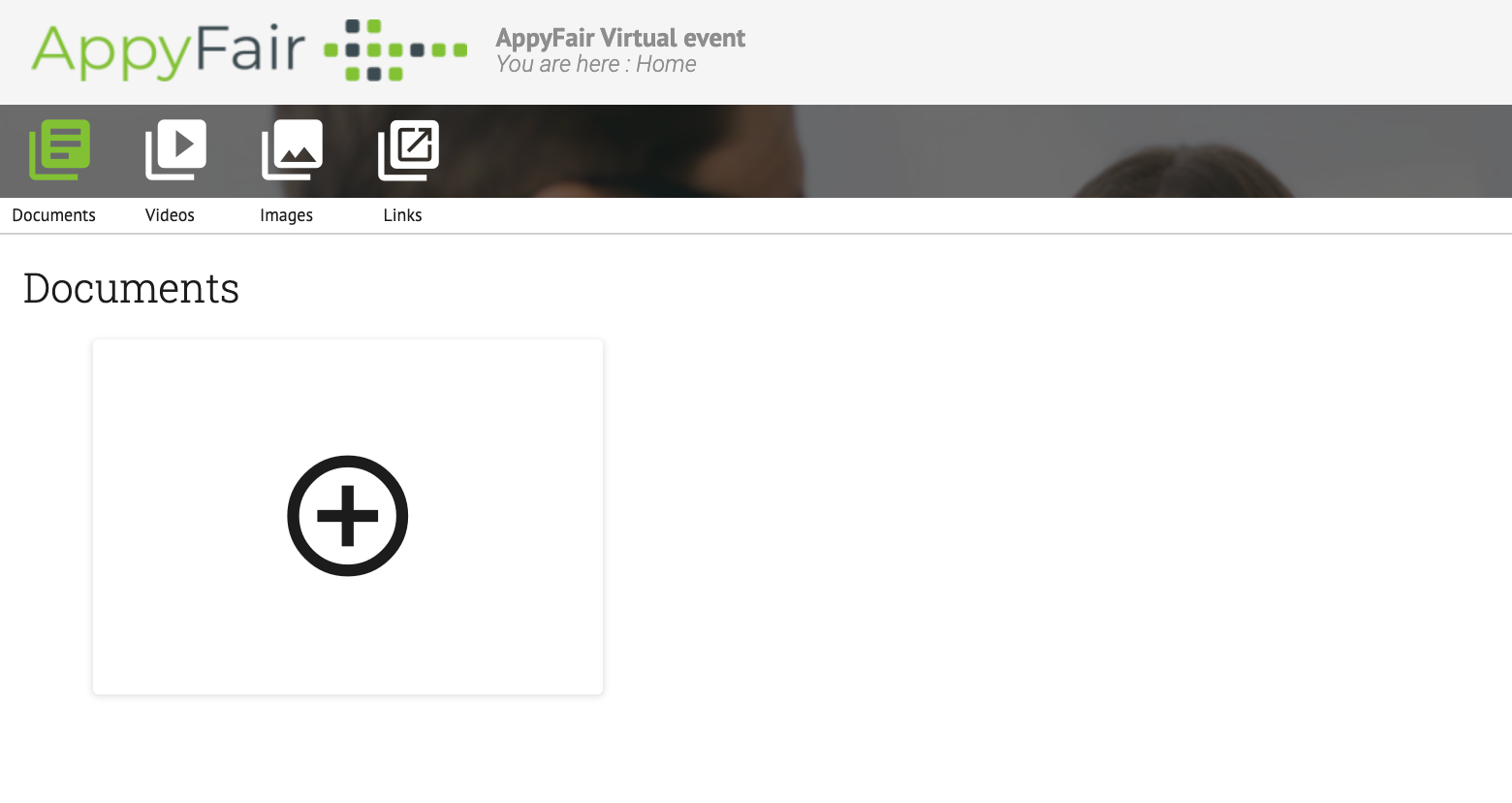 Ajouter un contenu sur un salon virtuel AppyFair