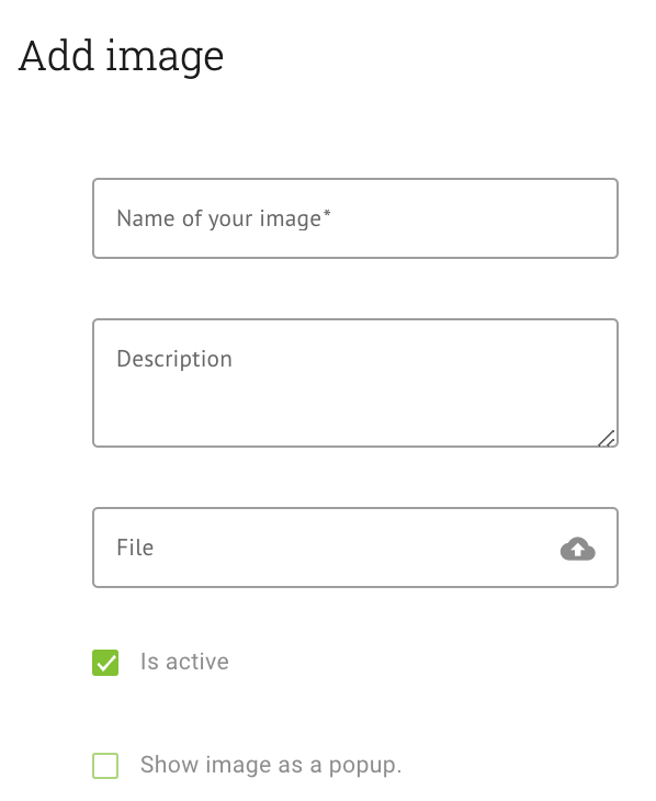 Adding image content to a booth in a virtual fair appyfair